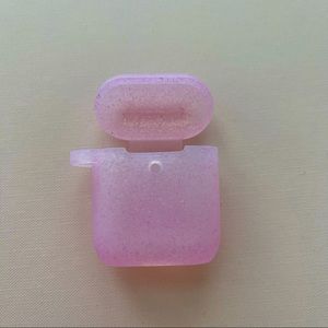 Pink Glitter AirPod case